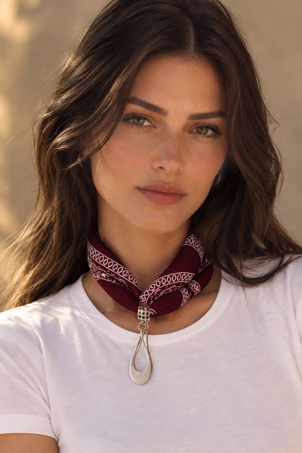 Bordo Damla Choker